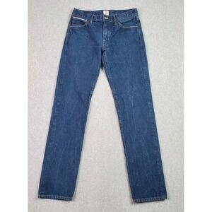 Hiroshi Kato Jeans Men's Size 29X32 100%‎ Cotton Blue Denim Slim 12oz Raw USA